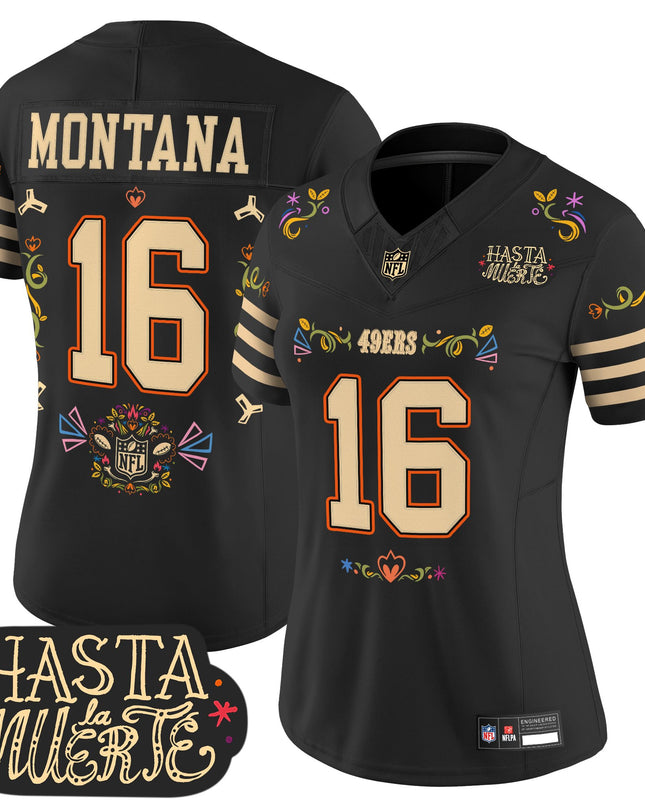 San Francisco 49ers Mexico 'Hasta la Muerte Edition' Vapor Limited Jersey - All Printed