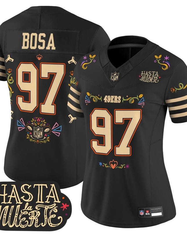 San Francisco 49ers Mexico 'Hasta la Muerte Edition' Vapor Limited Jersey - All Printed