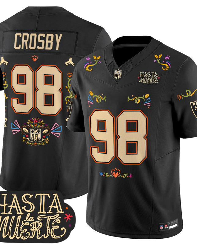 Las Vegas Raiders Mexico 'Hasta la Muerte Edition' Vapor Limited Jersey - All Printed