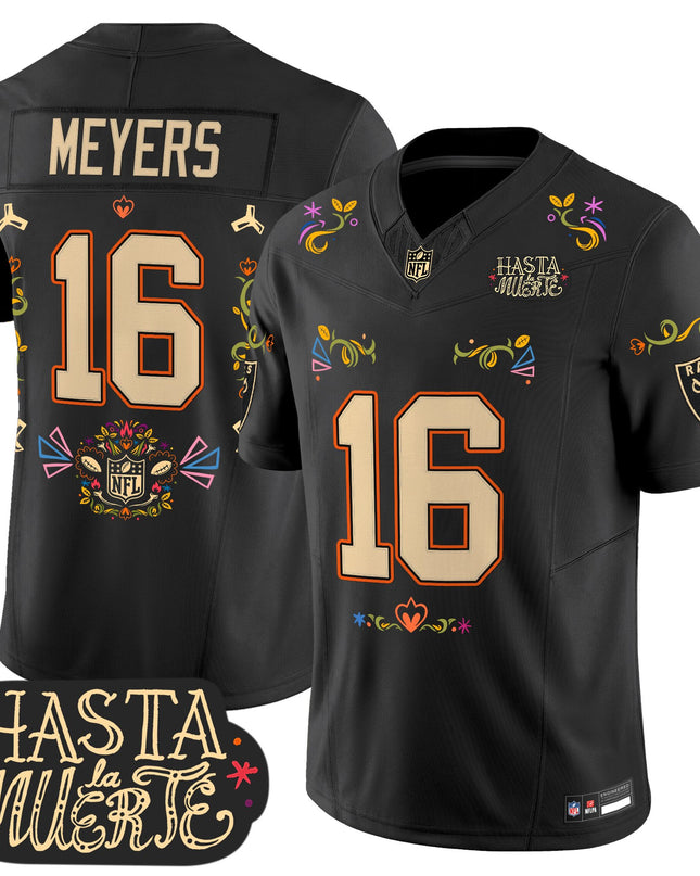 Las Vegas Raiders Mexico 'Hasta la Muerte Edition' Vapor Limited Jersey - All Printed