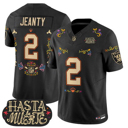 Las Vegas Raiders Mexico 'Hasta la Muerte Edition' Vapor Limited Jersey - All Printed