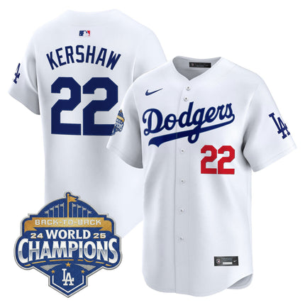 Men's Dodgers 2025 Back-To-Back Champions Vapor Premier Limited Jersey - All Stitched