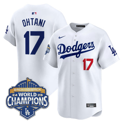 Men's Dodgers 2025 Back-To-Back Champions Vapor Premier Limited Jersey - All Stitched