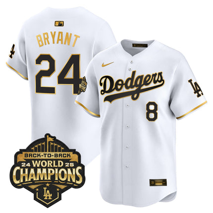 Men's Dodgers 2025 Back-To-Back Champions Vapor Premier Limited Jersey - All Stitched