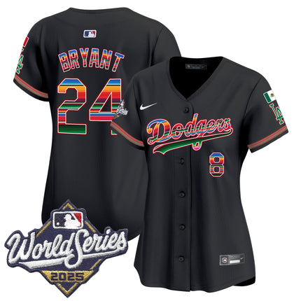 Women's Dodgers Mexico 2025 World Series Vapor Premier Limited Jersey - All Stitched