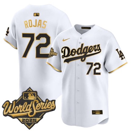 Men's #72 Miguel Rojas 2025 World Series Champions Vapor Premier Limited Jersey - All Stitched