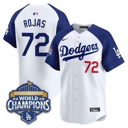 Men's #72 Miguel Rojas 2025 World Series Champions Vapor Premier Limited Jersey - All Stitched