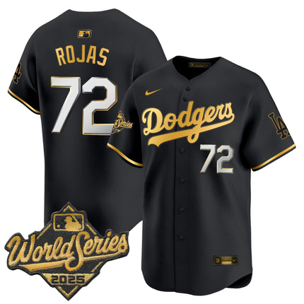 Men's #72 Miguel Rojas 2025 World Series Champions Vapor Premier Limited Jersey - All Stitched