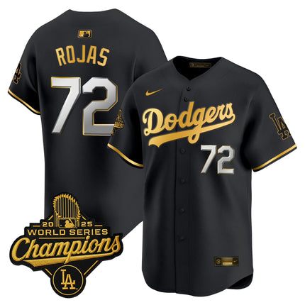 Men's #72 Miguel Rojas 2025 World Series Champions Vapor Premier Limited Jersey - All Stitched