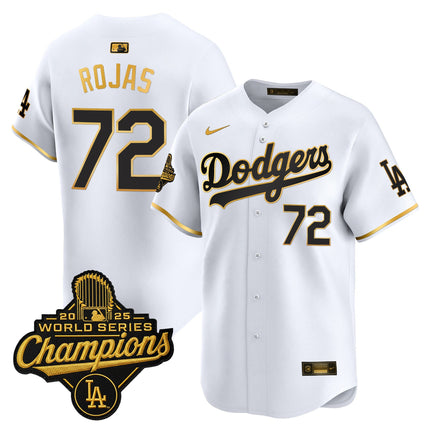 Men's #72 Miguel Rojas 2025 World Series Champions Vapor Premier Limited Jersey - All Stitched