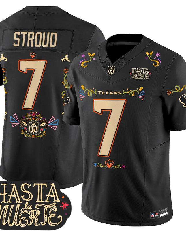 Houston Texans Mexico 'Hasta la Muerte Edition' Vapor Limited Jersey - All Printed