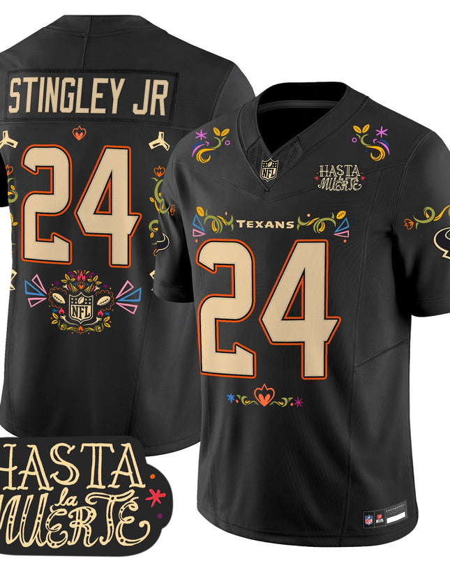 Houston Texans Mexico 'Hasta la Muerte Edition' Vapor Limited Jersey - All Printed