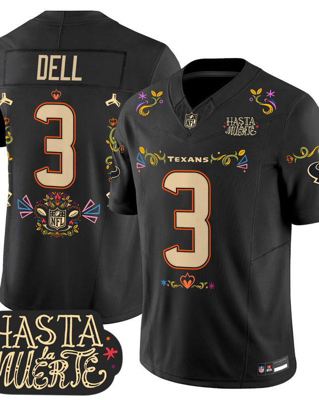 Houston Texans Mexico 'Hasta la Muerte Edition' Vapor Limited Jersey - All Printed