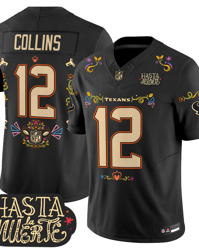 Houston Texans Mexico 'Hasta la Muerte Edition' Vapor Limited Jersey - All Printed