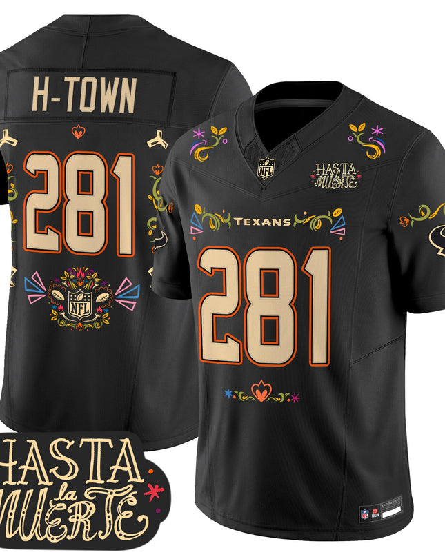Houston Texans Mexico 'Hasta la Muerte Edition' Vapor Limited Jersey - All Printed