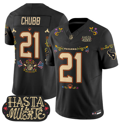 Houston Texans Mexico 'Hasta la Muerte Edition' Vapor Limited Jersey - All Printed
