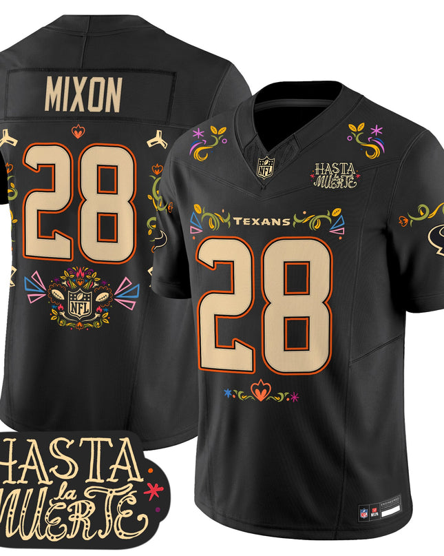 Houston Texans Mexico 'Hasta la Muerte Edition' Vapor Limited Jersey - All Printed