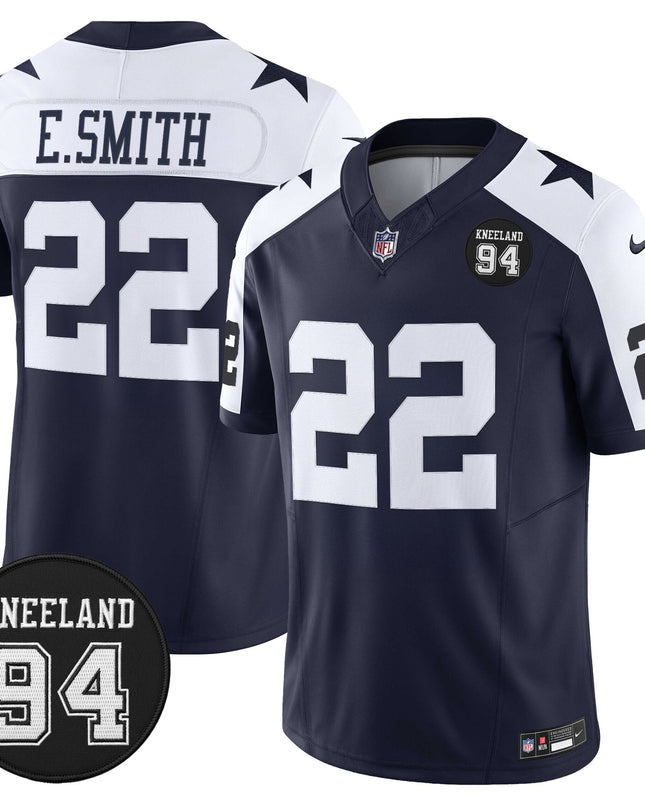 Men's Dallas Cowboys #94 Marshawn Kneeland Memorial Patch Vapor Limited Jersey - All Stitched
