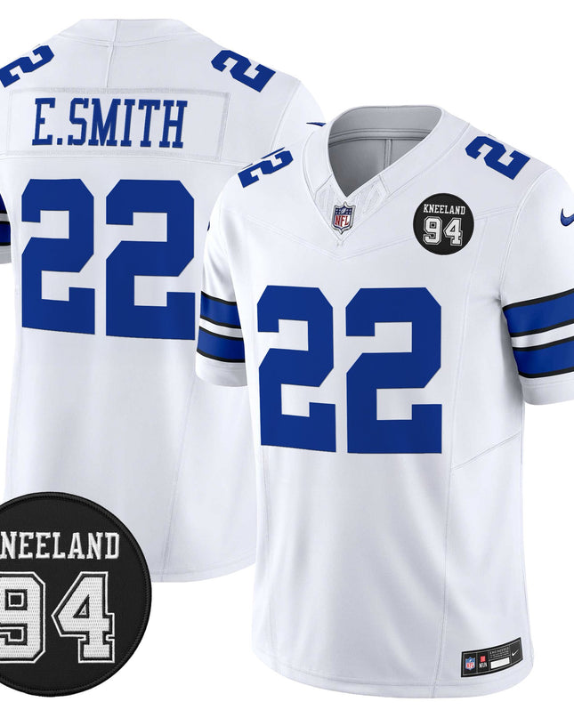 Men's Dallas Cowboys #94 Marshawn Kneeland Memorial Patch Vapor Limited Jersey - All Stitched
