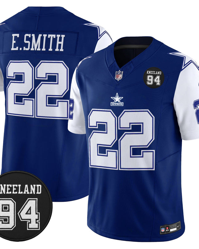 Men's Dallas Cowboys #94 Marshawn Kneeland Memorial Patch Vapor Limited Jersey - All Stitched