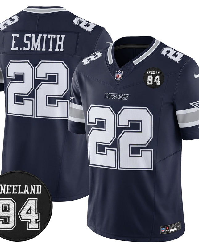 Men's Dallas Cowboys #94 Marshawn Kneeland Memorial Patch Vapor Limited Jersey - All Stitched