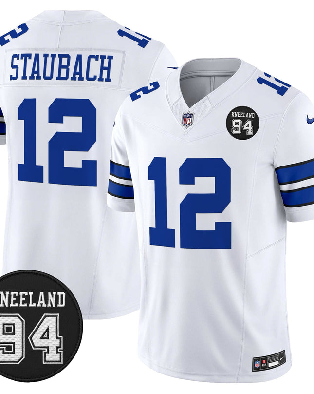 Men's Dallas Cowboys #94 Marshawn Kneeland Memorial Patch Vapor Limited Jersey - All Stitched
