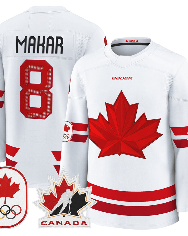 Men's 2026 Canada Olympic Premium Hockey Jersey - All Stitched