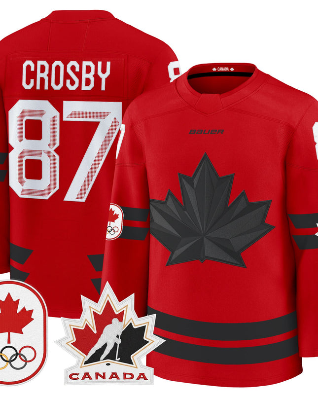 Men's 2026 Canada Olympic Premium Hockey Jersey - All Stitched