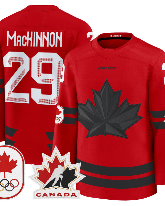 Men's 2026 Canada Olympic Premium Hockey Jersey - All Stitched