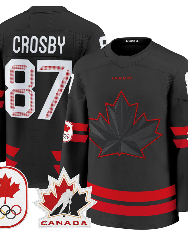 Men's 2026 Canada Olympic Premium Hockey Jersey - All Stitched