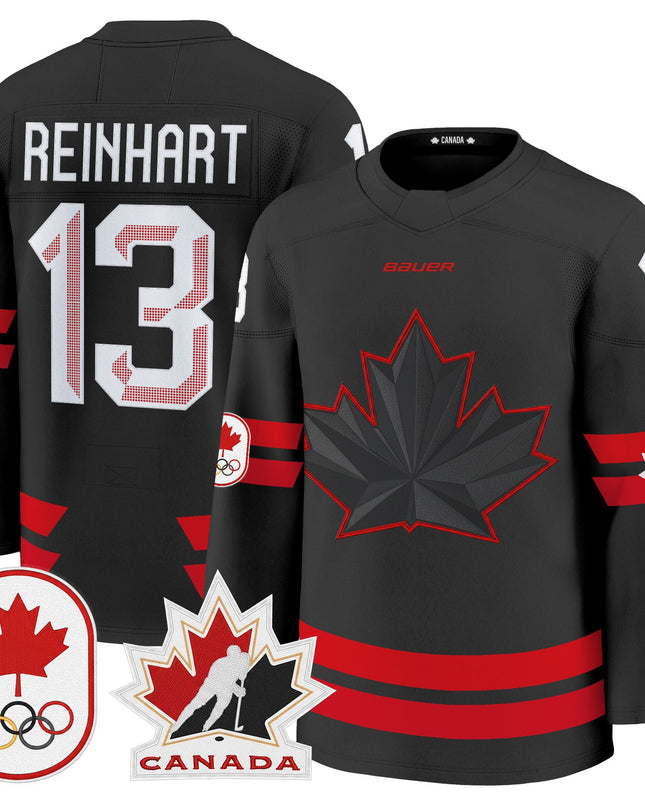 Men's 2026 Canada Olympic Premium Hockey Jersey - All Stitched