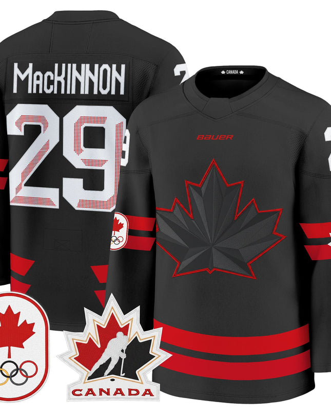 Men's 2026 Canada Olympic Premium Hockey Jersey - All Stitched
