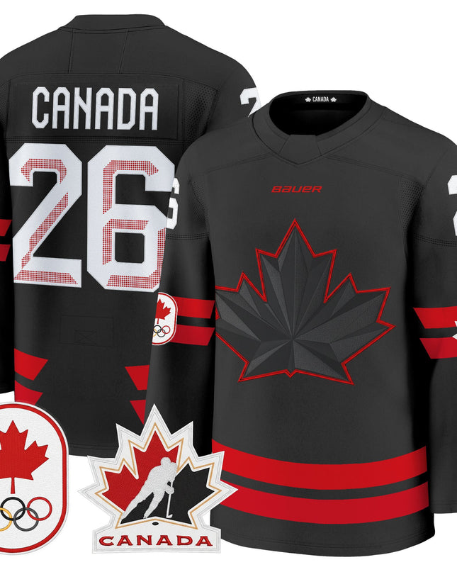 Men's 2026 Canada Olympic Premium Hockey Jersey - All Stitched