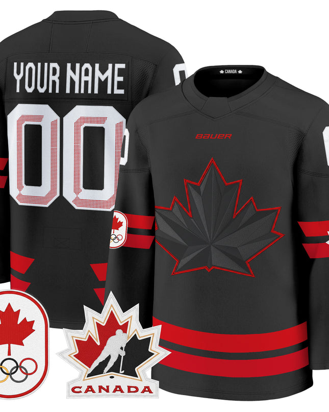 2026 Canada Olympic Premium Custom Hockey Jersey - All Stitched