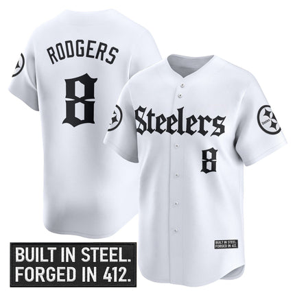 Men's Pittsburgh Steelers 'Gothic Steel City Edition' Vapor Baseball Jersey - All Stitched