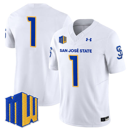 Men's San José State Spartans 2025 Vapor Limited Jersey - All Stitched