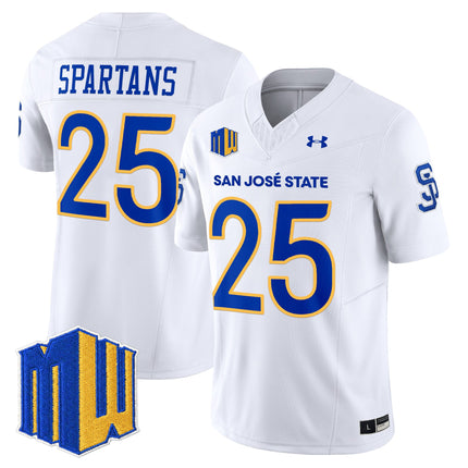 Men's San José State Spartans 2025 Vapor Limited Jersey - All Stitched