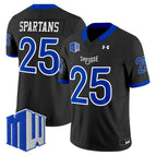 Black / #25 Spartans / S