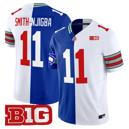 #11 Jaxon Smith-Njigba Split Vapor Limited Jersey - All Stitched