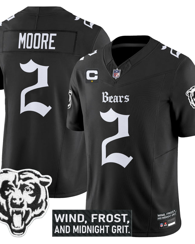 Men's Chicago Bears 'Gothic Midway Legacy' Vapor Limited Jersey - All Stitched