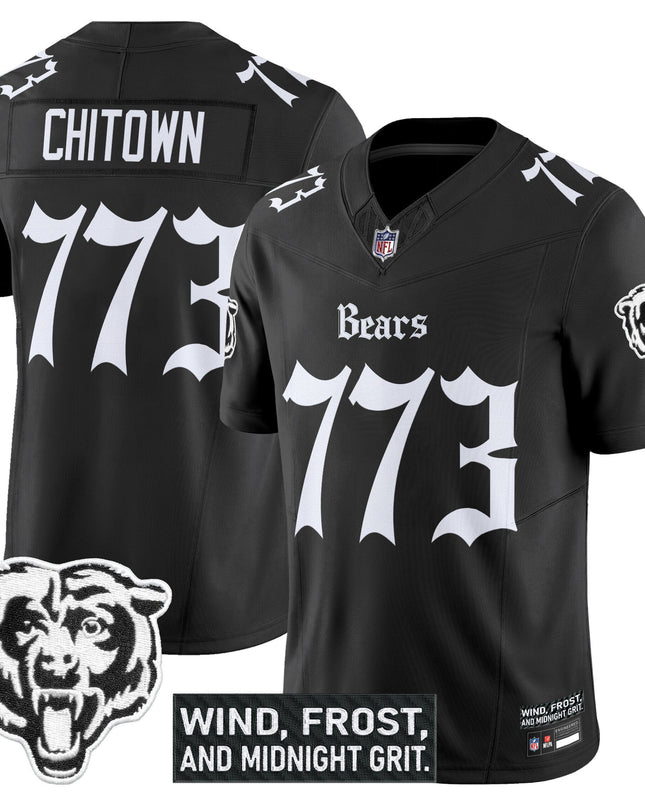 Men's Chicago Bears 'Gothic Midway Legacy' Vapor Limited Jersey - All Stitched