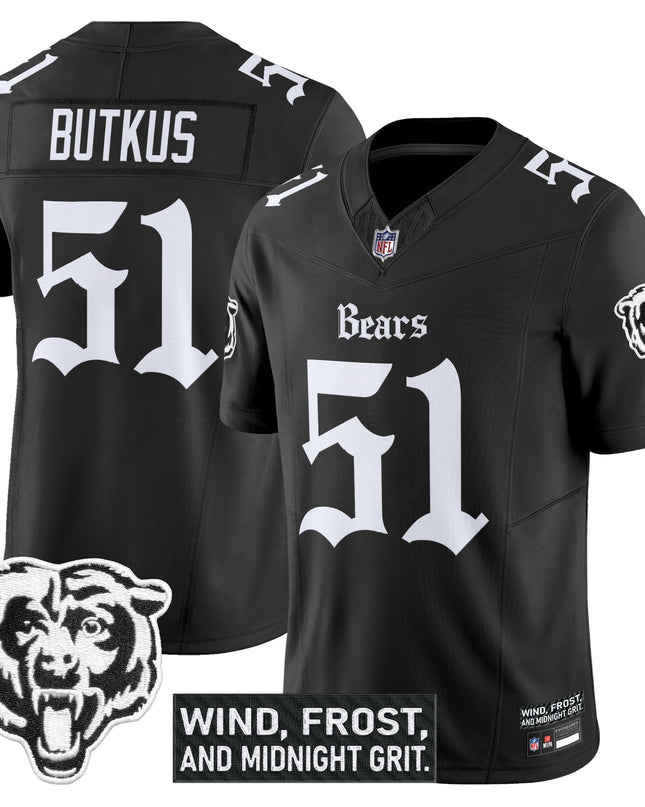 Men's Chicago Bears 'Gothic Midway Legacy' Vapor Limited Jersey - All Stitched