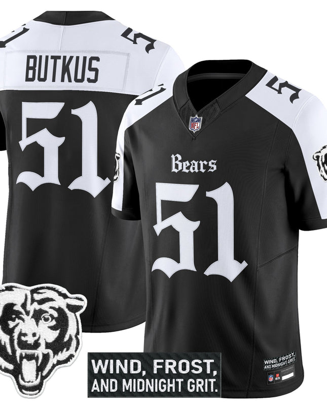 Men's Chicago Bears 'Gothic Midway Legacy' Vapor Limited Jersey - All Stitched