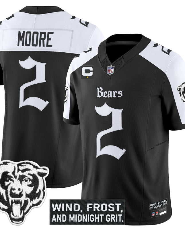 Men's Chicago Bears 'Gothic Midway Legacy' Vapor Limited Jersey - All Stitched