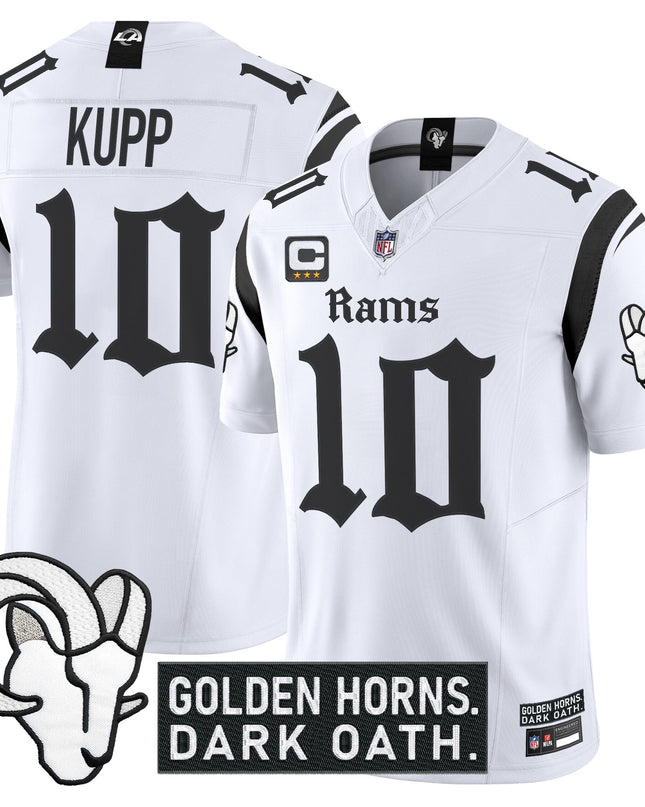 Men's Los Angeles Rams 'Gothic Horns Reforged Edition' Vapor Limited Jersey - All Stitched