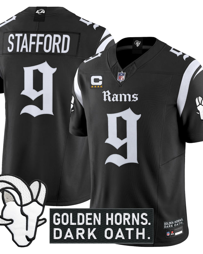 Men's Los Angeles Rams 'Gothic Horns Reforged Edition' Vapor Limited Jersey - All Stitched
