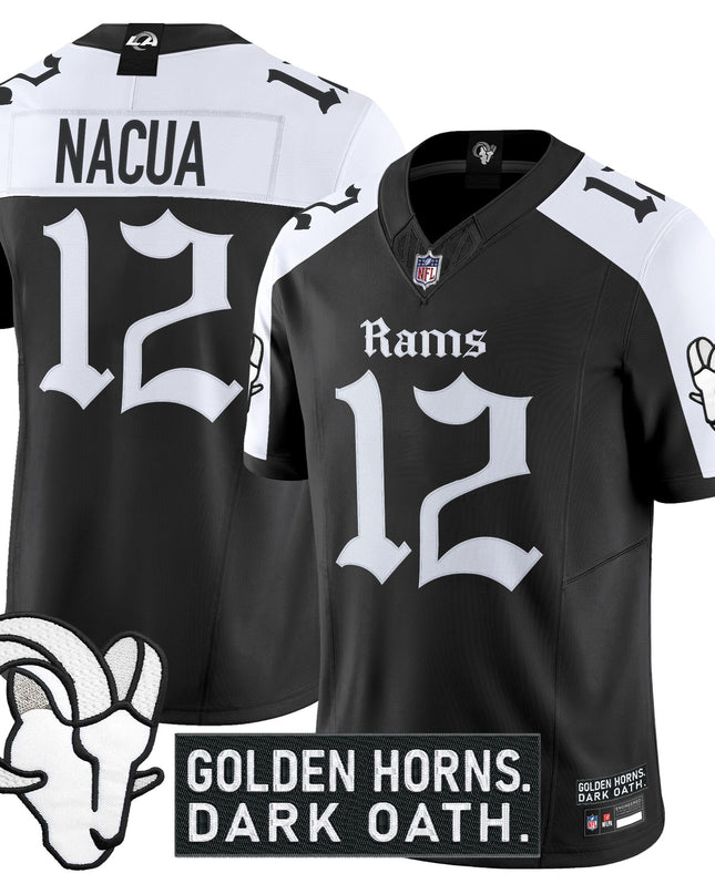 Men's Los Angeles Rams 'Gothic Horns Reforged Edition' Vapor Limited Jersey - All Stitched