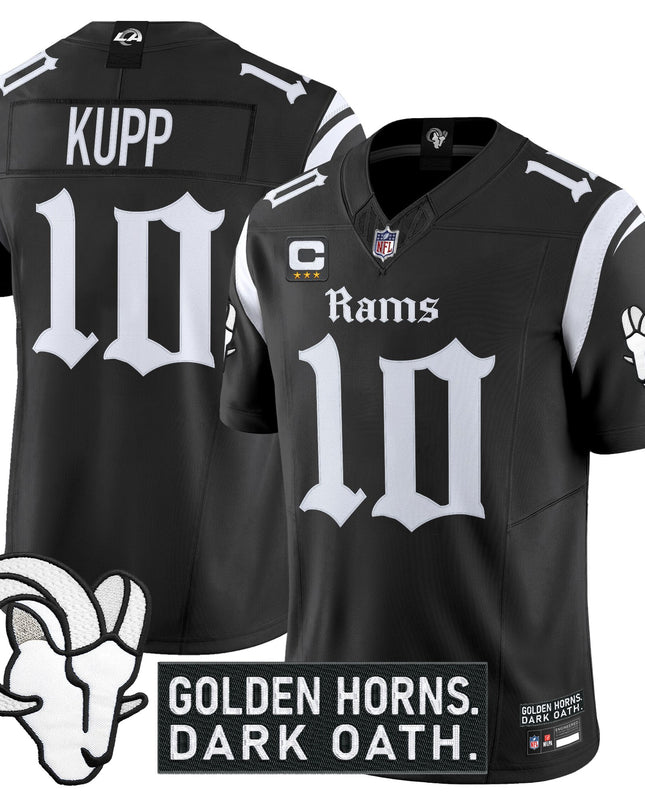 Men's Los Angeles Rams 'Gothic Horns Reforged Edition' Vapor Limited Jersey - All Stitched