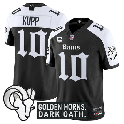 Men's Los Angeles Rams 'Gothic Horns Reforged Edition' Vapor Limited Jersey - All Stitched