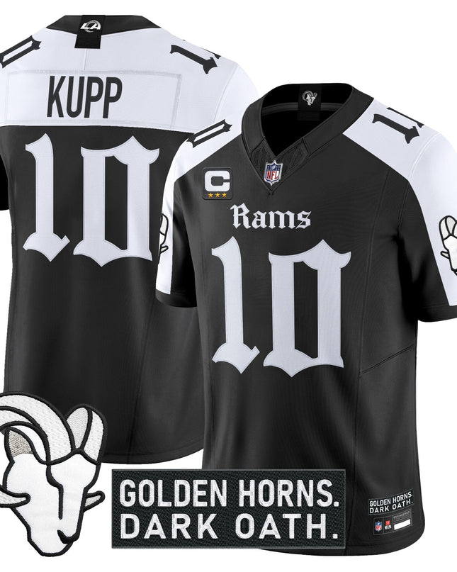 Men's Los Angeles Rams 'Gothic Horns Reforged Edition' Vapor Limited Jersey - All Stitched